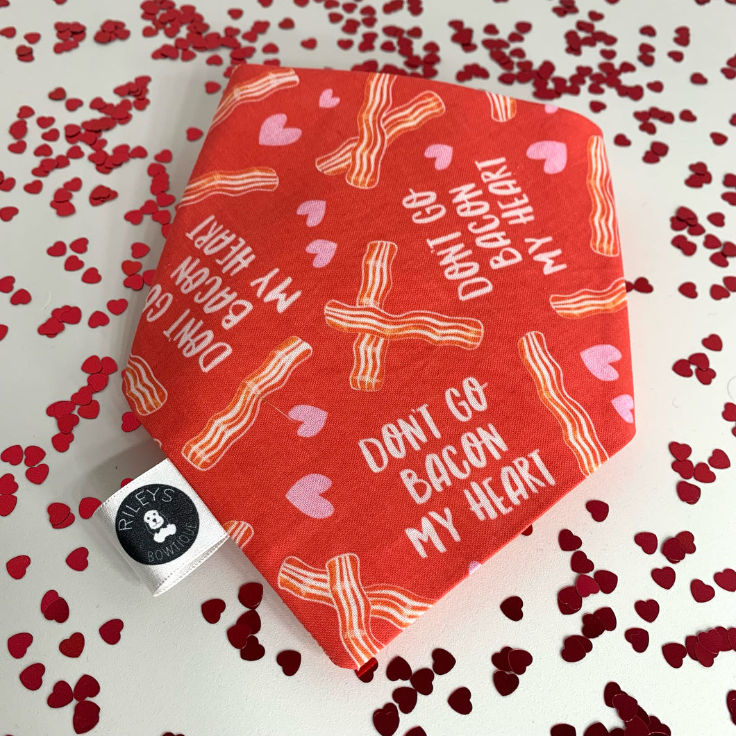 Valentines Bandana - Bacon my Heart