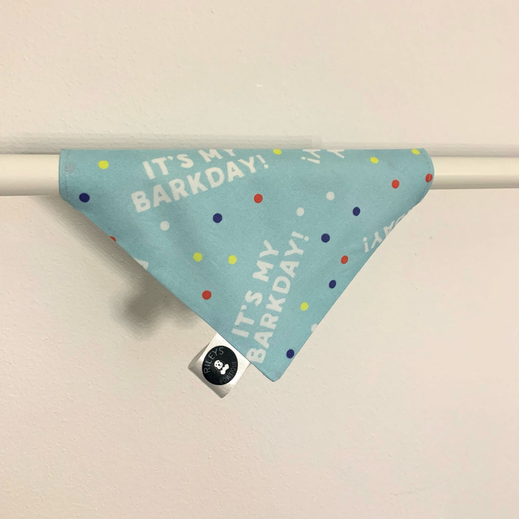 Barkday Bandana - Blue