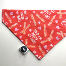 Load image into Gallery viewer, Valentines Bandana - Bacon my Heart
