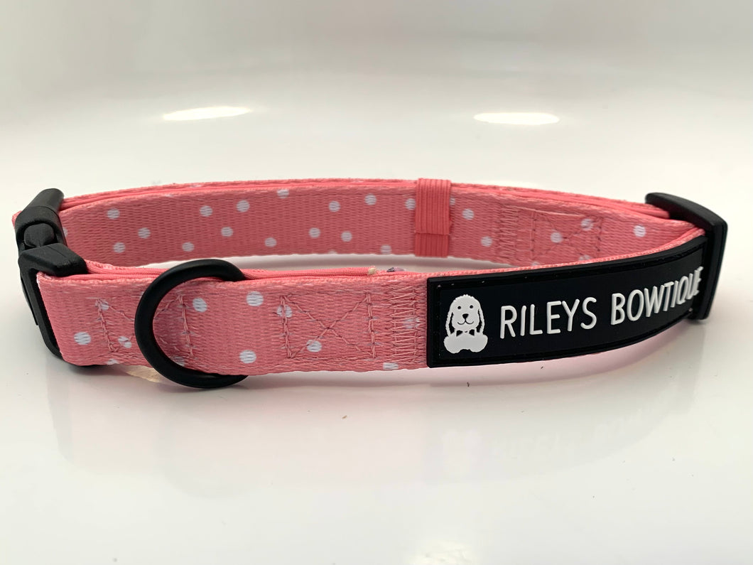 Collar - Polka Dog (Pink)