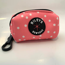 Load image into Gallery viewer, Poo Bag Holder - Polka Dogs (Pink)
